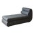 1980s Postmodern Bullnose Chaise by Carson’s of High Point in Pierre Frey Wool For Sale