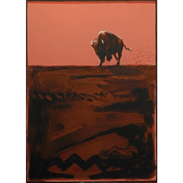"Buffalo St II" Original Limited Edition Lithograph by Larry Fodor Hand signed, numbered & titled by the artist Image...