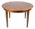 Round Extendable Dining Table in Teak, 1960s For Sale