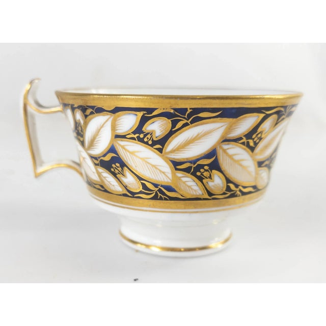 Ceramic Early 19th Century English Regency Teacup and Saucer by Copeland Spode For Sale - Image 7 of 10