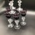 Vintage Amethyst Bohemia Style Crystal Cordial Glasses-Set of 8 For Sale - Image 11 of 12
