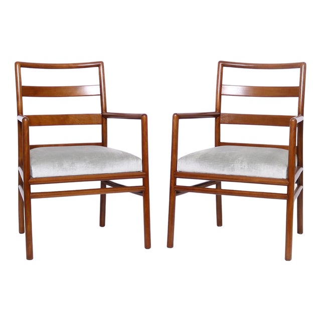 1950s Pair of Widdicomb Armchairs by T.H. Robsjohn Gibbings For Sale