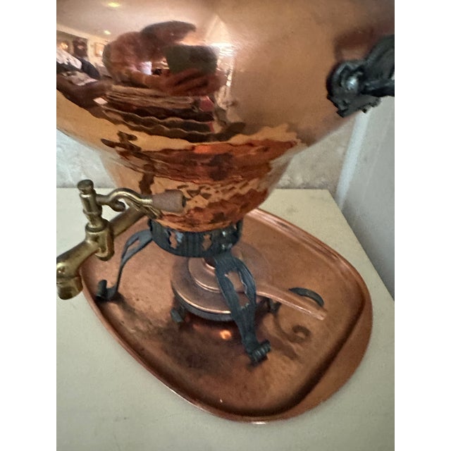 1980s Stöckli Copper Samovar For Sale - Image 4 of 8