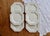 Vintage Octagonal Beaded Porcelain Dessert Plates from Johnson Brothers, 1980s, Set of 6 For Sale - Image 3 of 8