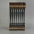 Vintage Rustic Wooden 8 Balusters Wall Decor in Charcoal Gray For Sale In New York - Image 6 of 6