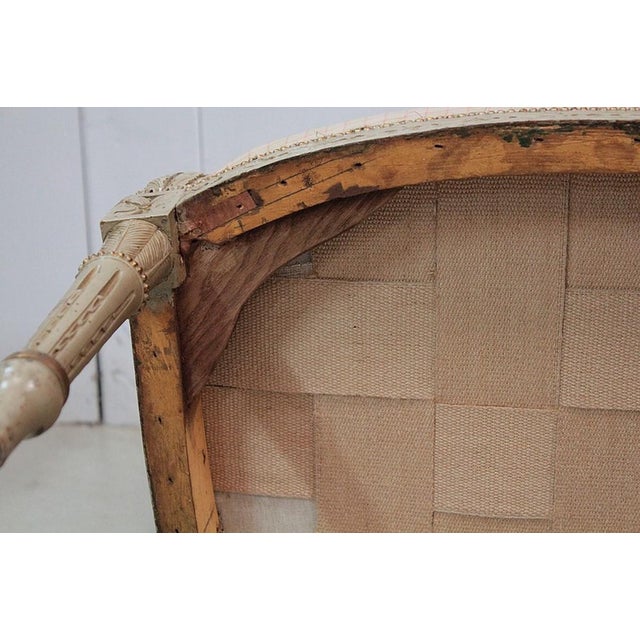 Louis XVI 19th Century Wing Chair For Sale - Image 13 of 14