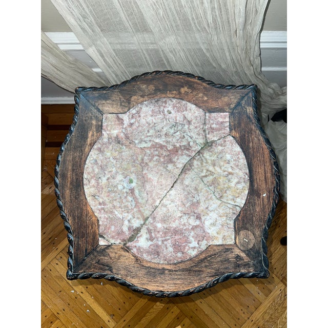 Late 19th Century Chinese Rosewood Carved Plant Stand or Side Table For Sale - Image 11 of 12