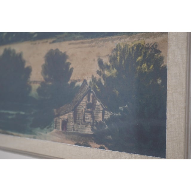 Oil Painting on Paper Framed Art ~ View to the Coast For Sale In Philadelphia - Image 6 of 12