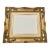 Vintage Classic Gold Gilt Style Wood Ornate Baroque/Rococo Style Frame Featuring a Built-in Linen Liner With Fillet Excellent Condition For Sale