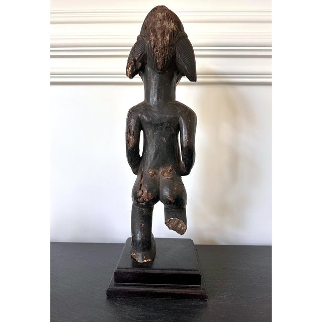 Gabon Punu Ancestor Female Figure on Custom Stand For Sale In Atlanta - Image 6 of 16