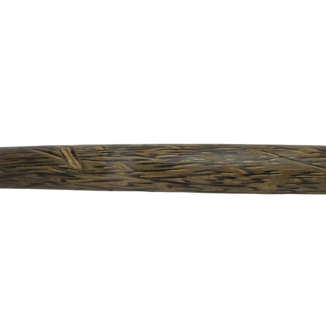 Early 20th Century Eagle Head Finely Carved Deer Antler Antique Walking Stick Cane For Sale - Image 5 of 8