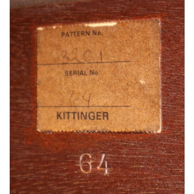 1980s Kittinger Flame Mahogany Regency Style Conference Dining Table For Sale - Image 13 of 17