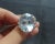 Late 20th Century Late 20th Century Vintage 16.36ct Natural Aquamarine 0.20ct Diamond Platinum Ring, Size 8 For Sale - Image 5 of 18