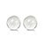 4-Inch Crystal Fill Ball with Bubbles, Set of 2 For Sale - Image 4 of 4