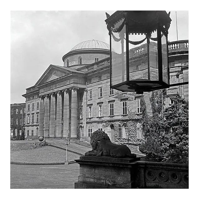 Karl Heinrich Lämmel, View to Wilhelmshoehe Castle at Kassel, Germany, 1937, Print For Sale