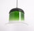 Large Green White Glass Pendant Light from Peill and Putzler, Germany, 1970s For Sale - Image 4 of 12