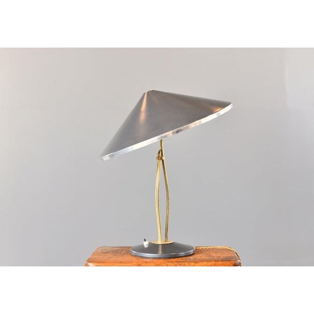Mid-Century Brass Table Lamp by Hala, 1950s For Sale - Image 12 of 12