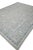 Early 21st Century Early 21st Century Gray & Blue Handwoven Wool Floral Design Turkish Oushak Rug 9'4" X 11'8" For Sale - Image 5 of 8
