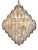 Chandelier with Crystal in Polyhedron Murano Glass, 1962 For Sale