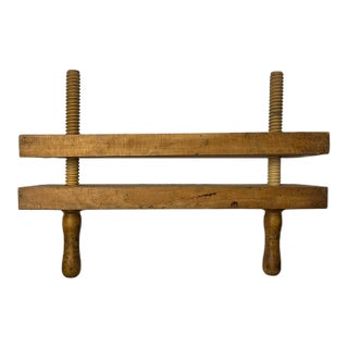 Vintage Professional Bookbinding Block Finishing Press For Sale
