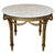 Late 19th Century French Louis XVI Style Belle Époque Oval Giltwood Carved Marble-Top Center Table For Sale - Image 15 of 18