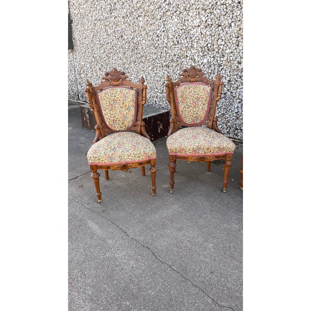 John Jelliff Victorian American Renaissance Revival Style Parlor Set - 5 PCS For Sale - Image 4 of 12