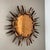 Large Copper Sunburst Theatre Wall Light in the style of Stilnovo, Italy, 1950s For Sale - Image 3 of 18