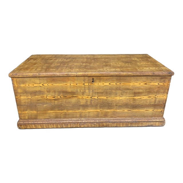 Early Welsh Pine Chest, 1850 For Sale