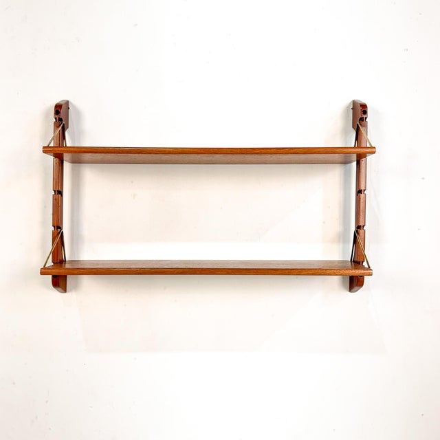 Scandinavian Ergo Shelving Unit in Teak from John Texmon, 1960s, Set of 2 For Sale - Image 6 of 7
