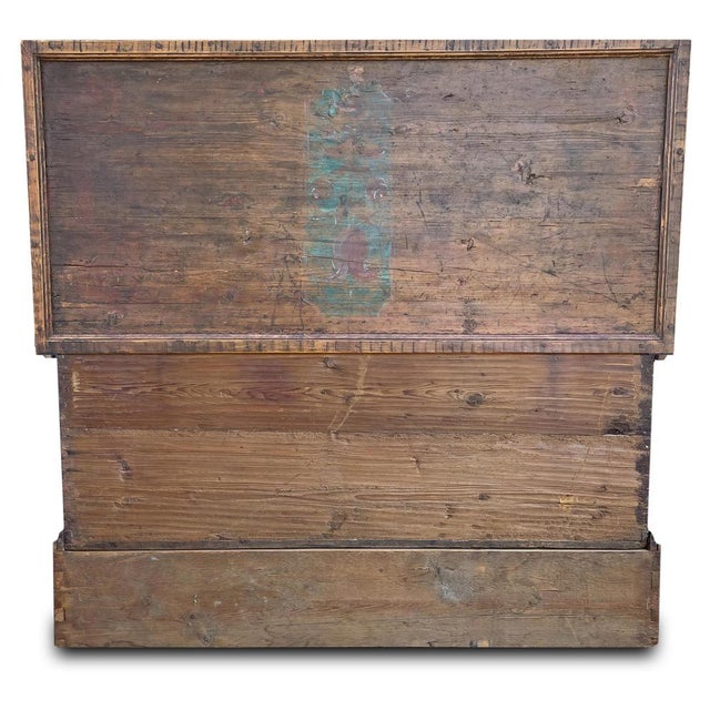 18th Century Tyrolean Painted Chest For Sale - Image 10 of 15