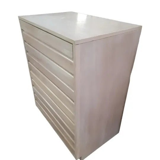 Mid 20th Century Mid Century Modern Driftwood 5 Drawer Chest by Sligh Furniture - Pair For Sale - Image 5 of 11