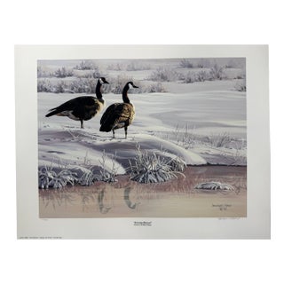 Jocelyn Lillpop Russell Artesain Retreat Signed Numbered American Print Canadian Geese, Alamosa Wildlife Refuge For Sale