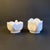 1950s Westmoreland White Milk Glass Cream and Sugar Set For Sale - Image 4 of 8