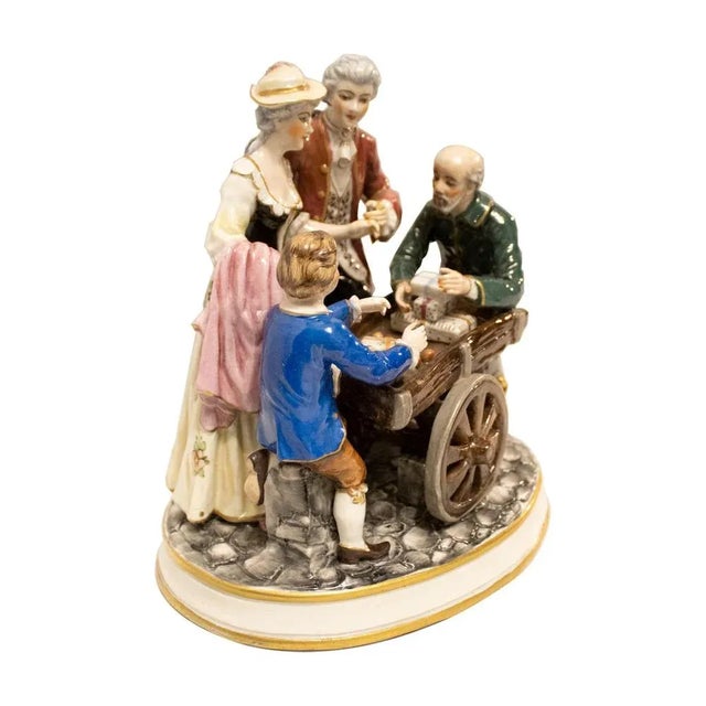 20th Century Enamelled Porcelain Decorative Sculpture by Artist Salvador Mallol, Spain, 1950s For Sale - Image 3 of 7