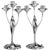 Art Nouveau Candelabras in Silvered Bronze by Georges De Feure, 1901, Set of 2 For Sale - Image 9 of 13