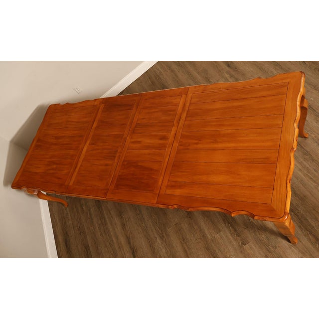 Wood French Country Style Expandable Dining Room For Sale - Image 7 of 18