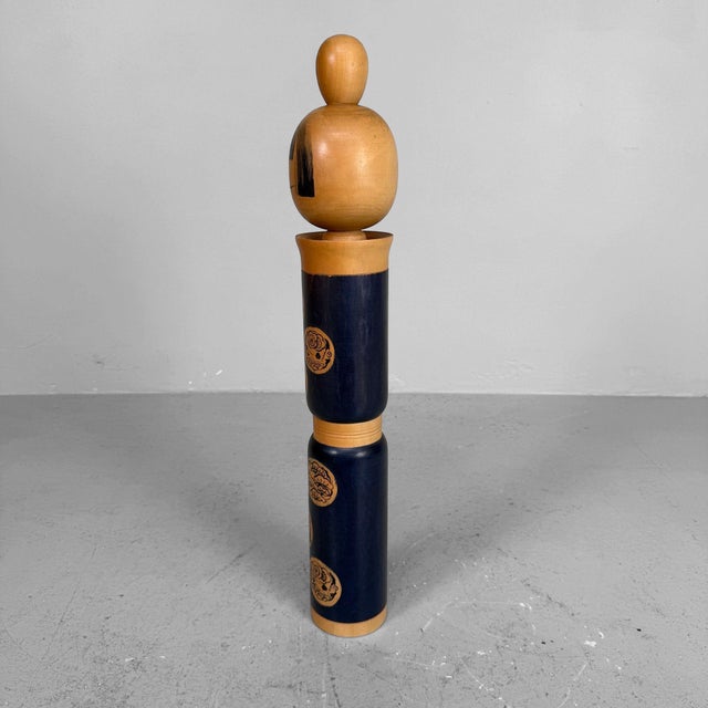 Large Sōsaku Kokeshi by Sato Suigai, Japan, 1960s For Sale - Image 4 of 11