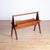 Brown 1950s Portable Teak Magazine Rack by Pierre Jeanneret For Sale - Image 8 of 8