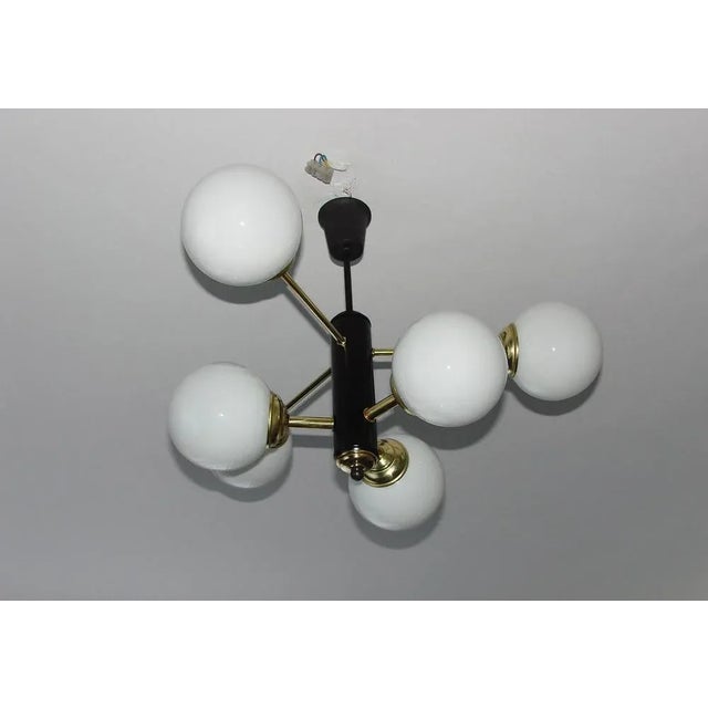 1970s Modernist Chandelier, 1970s For Sale - Image 5 of 13