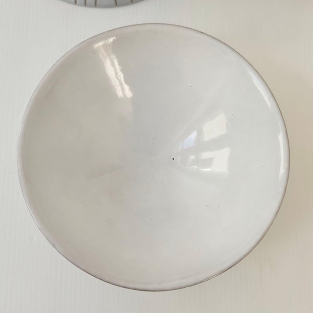 Ceramic Vintage Ceramic Bowls by Jacques Innocenti Rivier, 1950, Set of 4 For Sale - Image 7 of 12