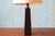 1960s 1960s Gordon and Jane Martz M242 Lamp for Marshall Studios Matte Black Tan Incised 33.75" For Sale - Image 5 of 13