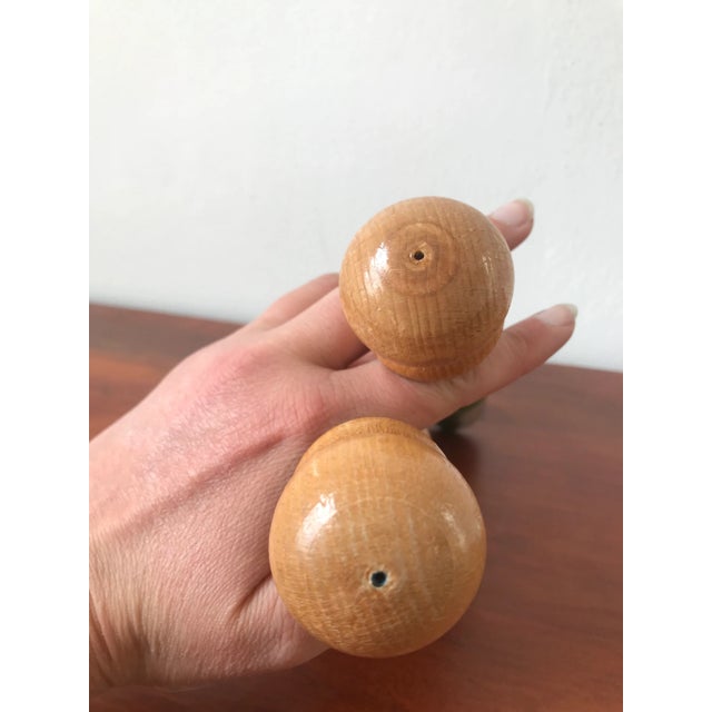 French Pair of Vintage French Skittles Pins For Sale - Image 3 of 6