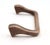 Late 20th Century Set of Vintage 4.25 In. Brass Curved Drawer Pulls For Sale - Image 5 of 6