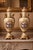 1970 Louis XVI Cream Porcelain Garniture-3 Pc For Sale - Image 6 of 18