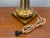 Metal Vintage Tyndale Sculptural Lotus Brass Table Lamp, Rewired For Sale - Image 7 of 7