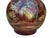 Chinese Brown Lacquer Golden Scenery Decorative Wood Vase Art For Sale - Image 13 of 16