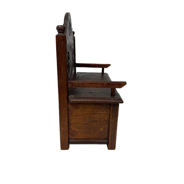 French Miniature Breton Doll Furniture, 1890s, Set of 3 For Sale - Image 12 of 18