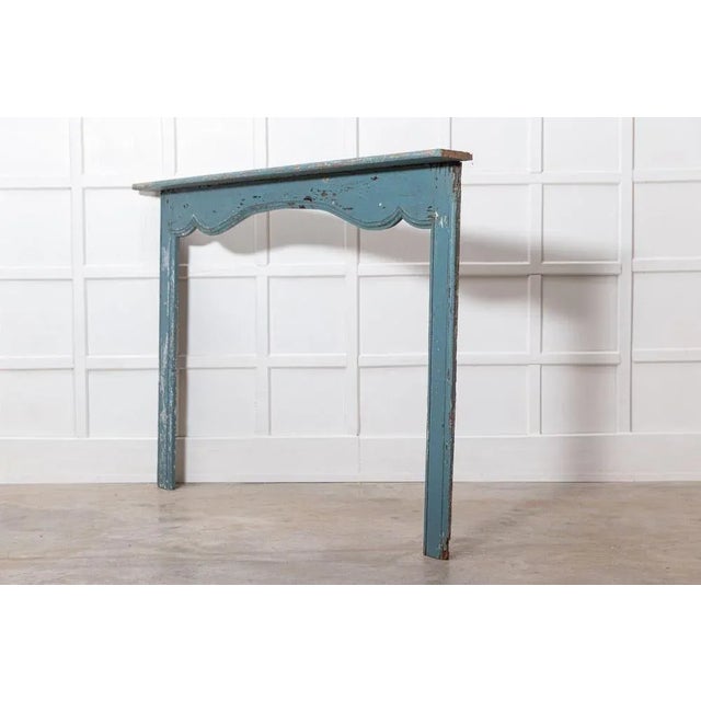 Early 19th Century Large 19th Century Swedish Painted Pine Fireplace Surround, 1820s For Sale - Image 5 of 13