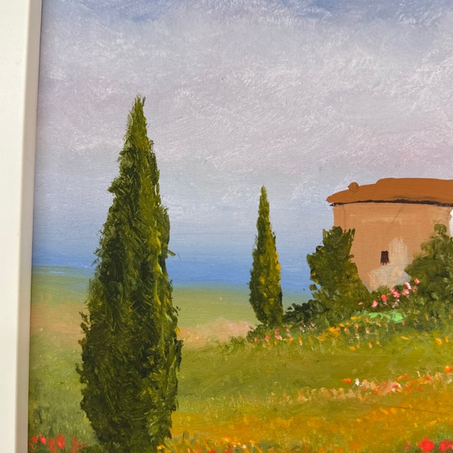 Vintage G. Paris Provence Oil Painting, Signed For Sale - Image 9 of 12