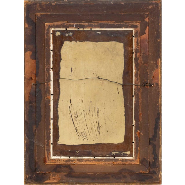 Adolfo Aguila Acosta Portrait of a Woman Oil on Panel For Sale - Image 9 of 9